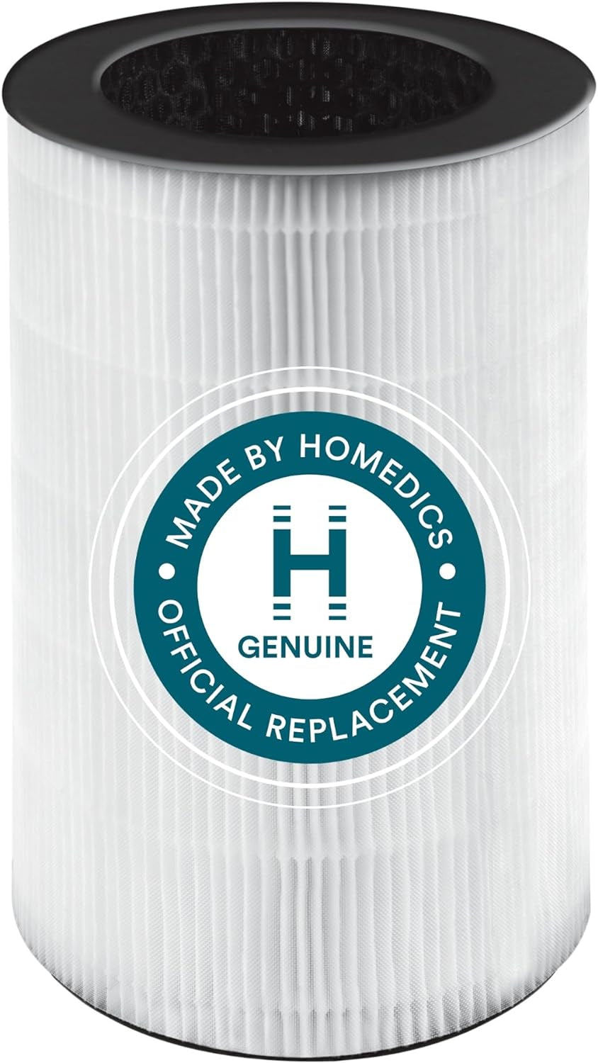 Totalclean, 360 Degree Hepa Air Purifier Replacement Filter with Activated Carbon to Remove 99% of Airborn Contaminants. for Air Purifier Models AP-T30 and AP-T30WT